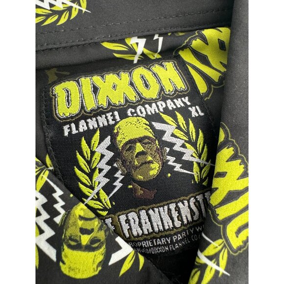DIXXON Other - Dixxon Halloween Frankenstein Men Shirt Short Sleeve Button Up Lightweight XL